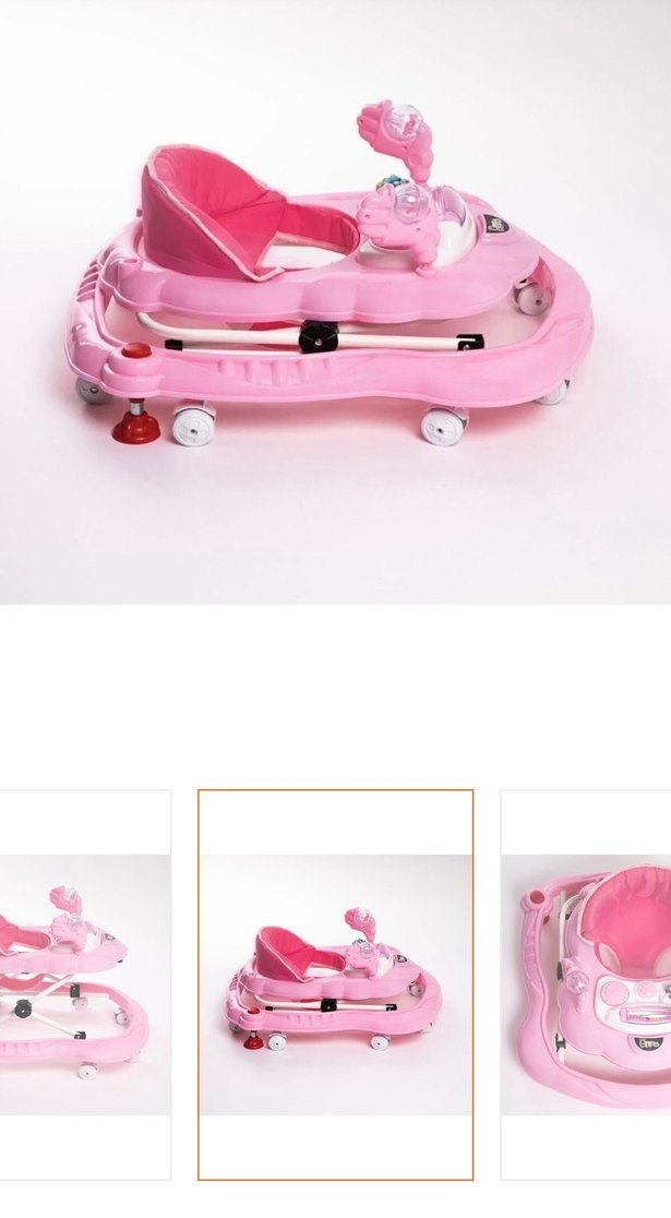 Pembe Bebek Yürüteci Renkli Oyun Panelli - Görsel 3