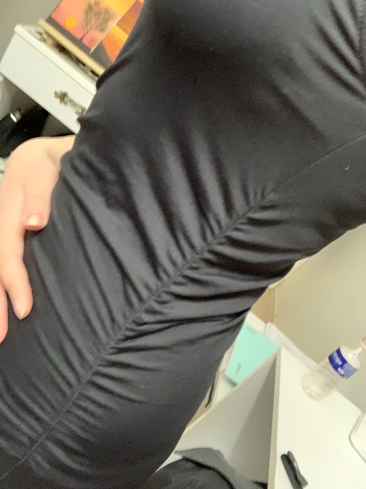 Siyah Yüksek Yakalı Mini Gotik Elbise - Görsel 2