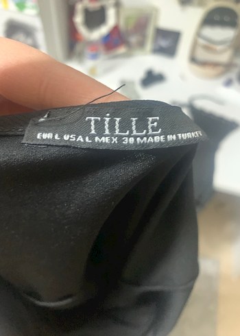 Siyah Deri Strappy Mini Elbise - Görsel 6