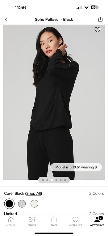 s Beden Alo yoga sweatshirt