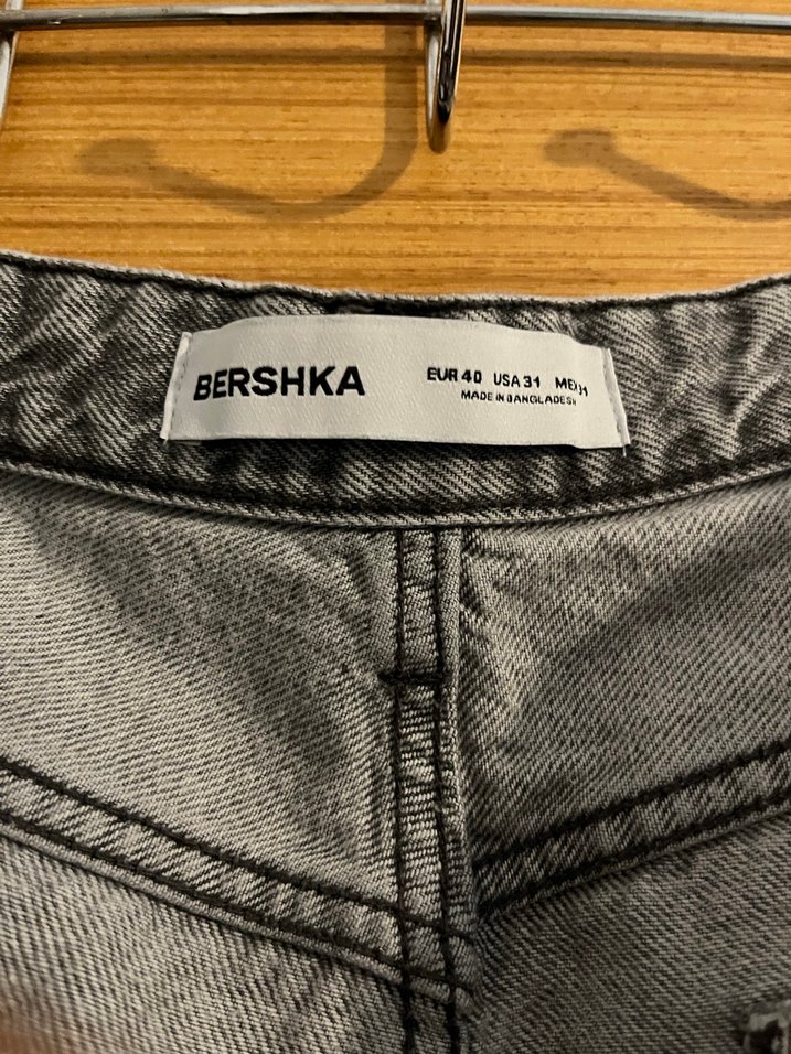 Bershka erkek gri baggy pantolon 40 beden - Görsel 3