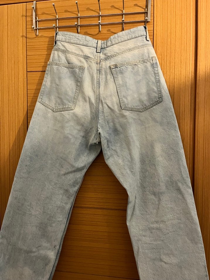 Bershka mavi baggy pantolon 40 beden - Görsel 2