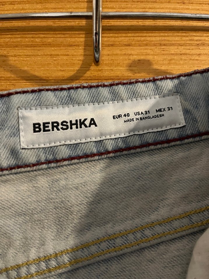 Bershka mavi baggy pantolon 40 beden - Görsel 3