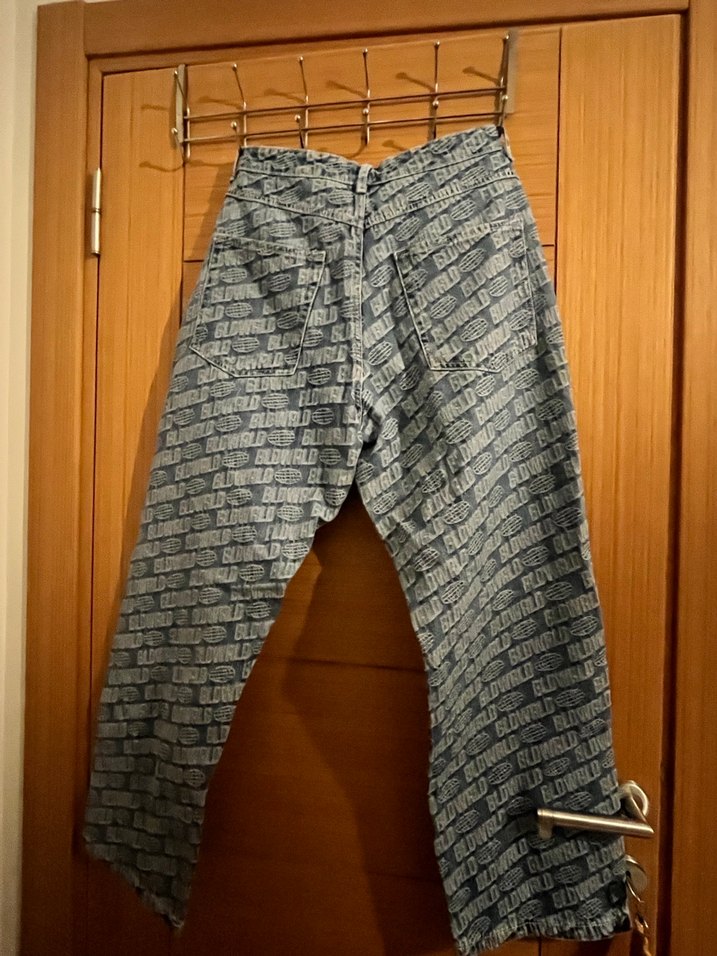 Bershka erkek desenli baggy pantolon - Görsel 2