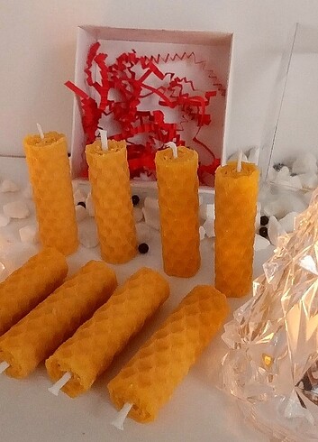 8 li set Dilek Şamdan Ritüel BALMUMU mini