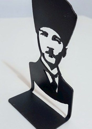  Beden siyah Renk ATATÜRK BÜSTÜ ve ATATÜRK İMZASI BÜSTÜ