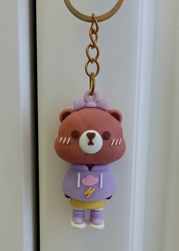 Renkli Ayıcık Figürlü Anahtarlık - Görsel 3