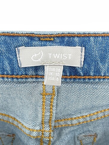 38 Beden mavi Renk Twist Jean / Kot %70 İndirimli.