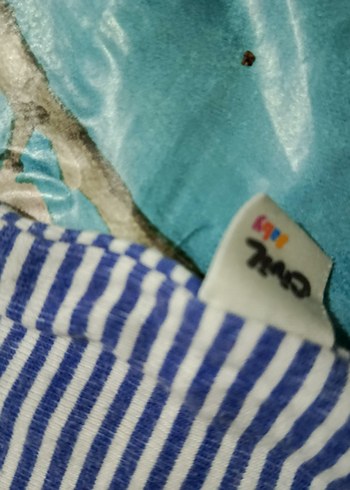 Mavi ve Gri Pamuklu Bebek Badileri 3 lü Set - Görsel 6