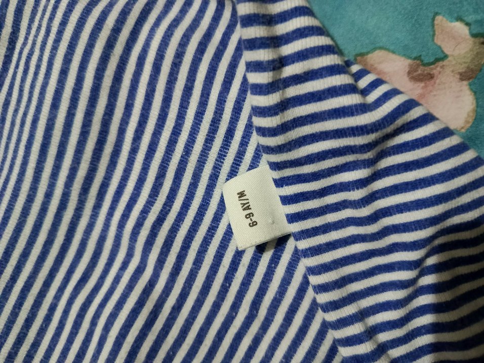 Mavi ve Gri Pamuklu Bebek Badileri 3 lü Set - Görsel 5