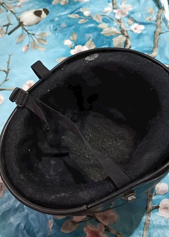 Siyah Baskılı Rock Punk Motosiklet Kaskı - Görsel 2