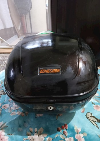 Fermuarlı Siyah Biker Motosiklet Kaskı - Görsel 2