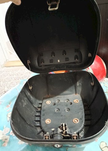 Fermuarlı Siyah Biker Motosiklet Kaskı - Görsel 4