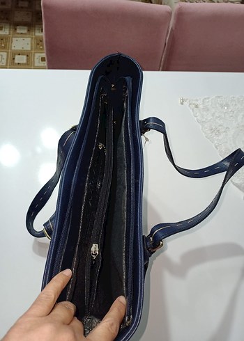 Michael Kors Parlak Mavi Deri Kadın Çanta