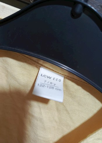 sarı  sarı Keten Düğmeli Uzun Kollu Gömlek - Görsel 2