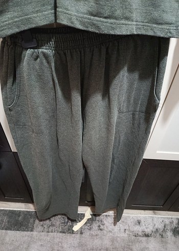 Haki Erkek Bol Kesim Pijama Takımı - Görsel 4