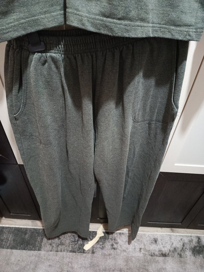 Haki Erkek Bol Kesim Pijama Takımı - Görsel 4