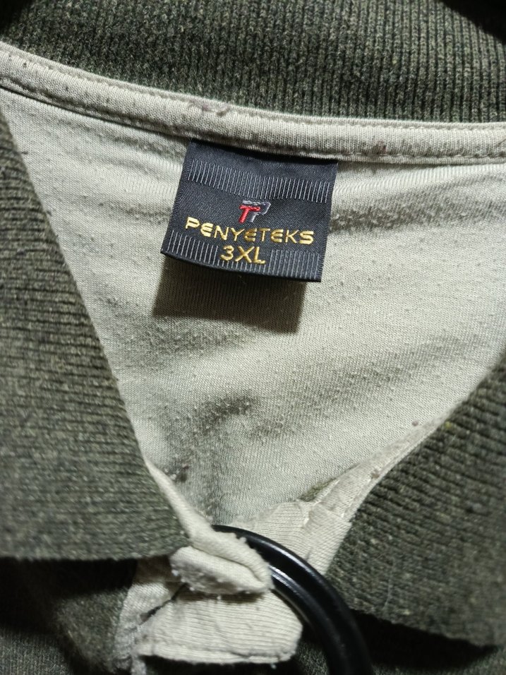 Haki Erkek Bol Kesim Pijama Takımı - Görsel 5