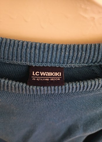 Mavi Erkek Çocuk Triko Bisiklet Yaka Kazak - Görsel 2