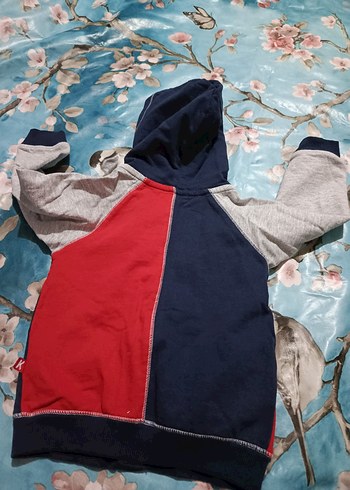 Kanz Erkek Çocuk Kapüşonlu Düğmeli Sweatshirt