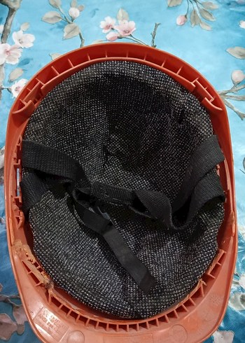 Turuncu Plastik Motosiklet Kaskı - Görsel 3