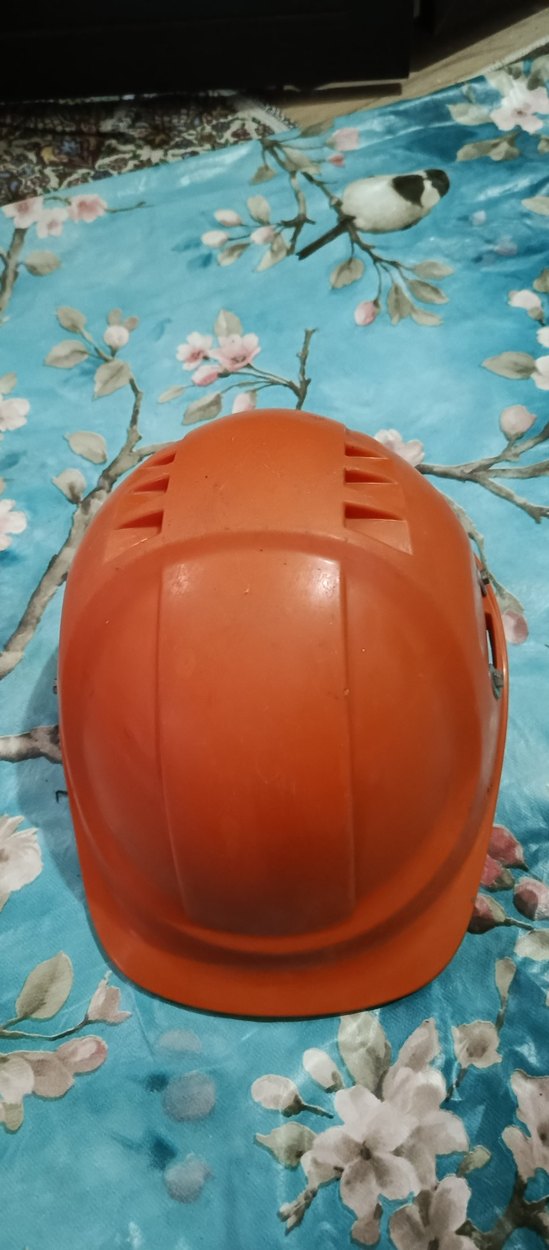 Turuncu Plastik Motosiklet Kaskı - Görsel 2
