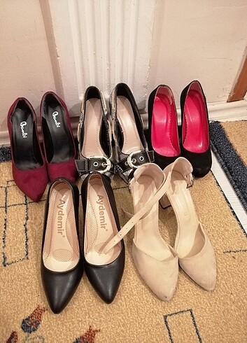 36 Beden 35 36 numara topuklu ayakkabı stiletto