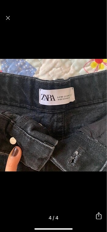 xs Beden siyah Renk Zara Siyah Kot Şort