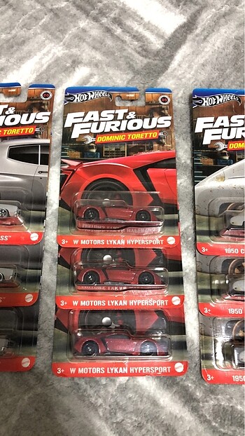  Beden Renk Hot Wheels fast & Furious (hızlı ve öfkeli) son 1 set kaldııı