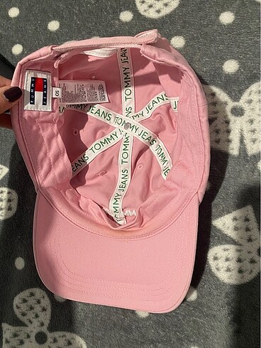 Tommy Hilfiger orijinal tommy pembe şapka
