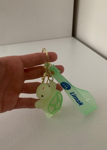 Yeşil Kaplumbağa Anahtarlık / çanta süsü - Görsel 2
