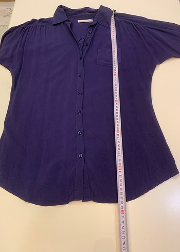 Sıfır ipekli yarasa kollu Colins bluz gömlek - Görsel 6