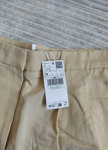 m Beden camel Renk Mango şort