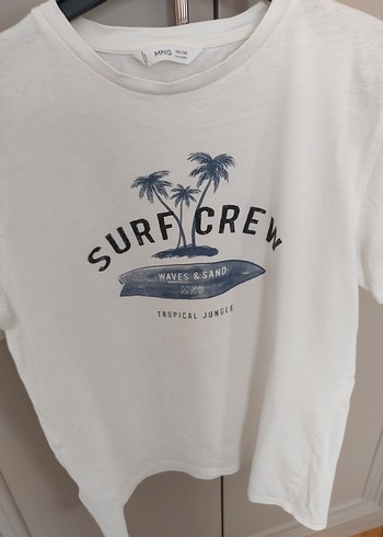 Beyaz Baskılı Erkek Çocuk Tişörtü - Görsel 7