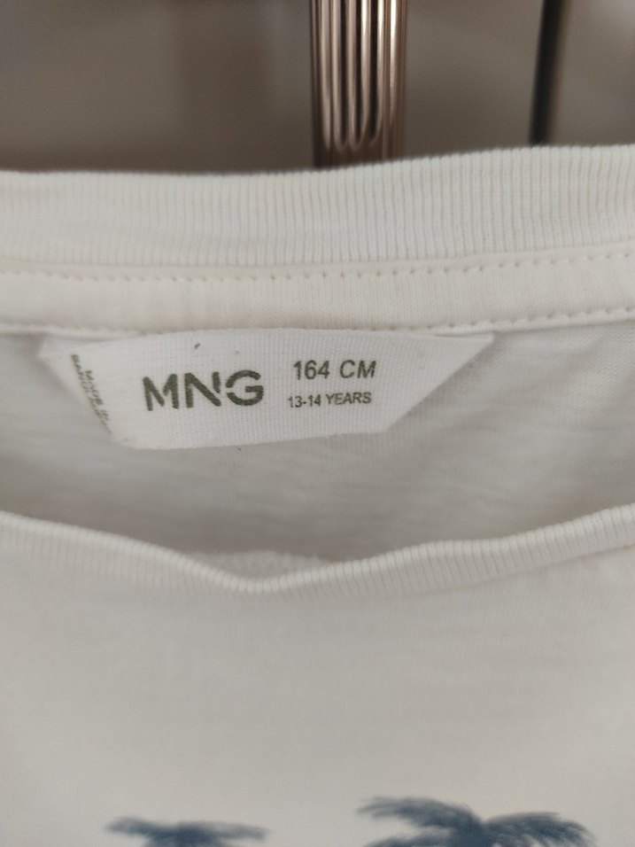 Beyaz Baskılı Erkek Çocuk Tişörtü - Görsel 3