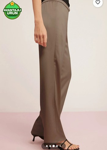 Vizon Kadın Rahat Kesim Midi Pantolon - Görsel 2