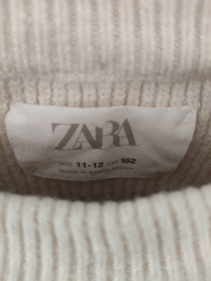 Zara Çizgili, Uzun Kollu, Triko Kazak - Görsel 5