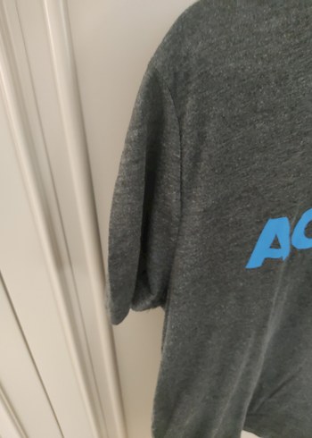 Gri Baskılı Erkek Kısa Kollu Tişört - Görsel 4