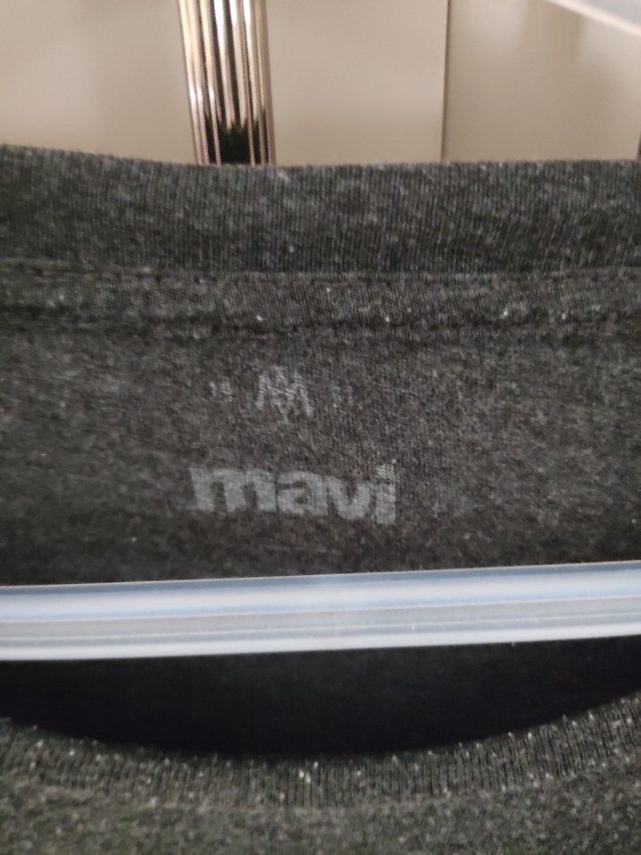 Gri Baskılı Erkek Kısa Kollu Tişört - Görsel 2