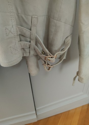 Bej Süet Kadın Ceket - Görsel 10