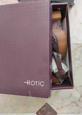 Kahverengi Desenli Deri Dolgu Topuklu Kadın Ayakkabı - Görsel 10