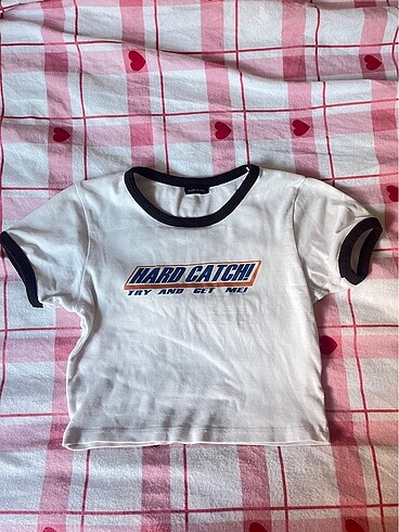 Beyaz vintage crop