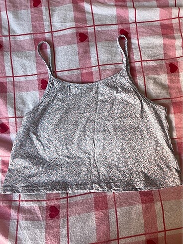 Bershka ip askılı crop