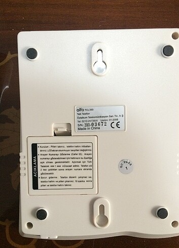Alfa Tcl 390 Sabit Telefon - Görsel 3