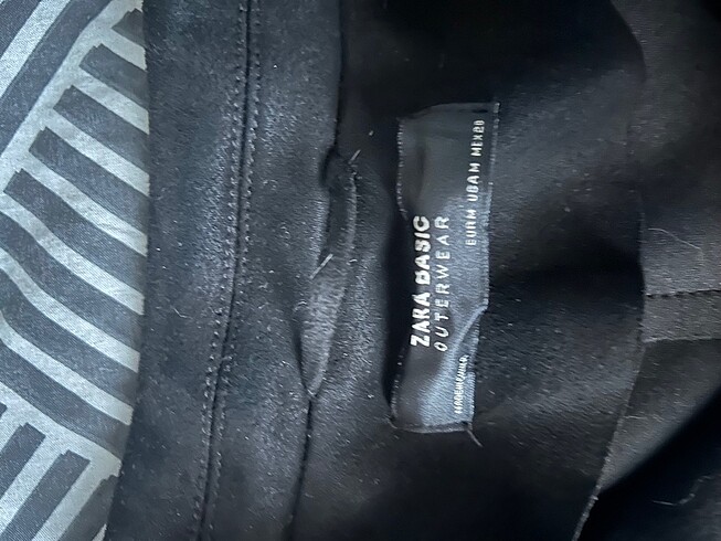 Zara Zara crop süet ceket