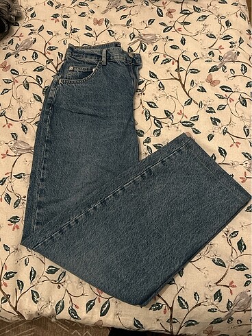 Asos yüksek bel geniş paça jean