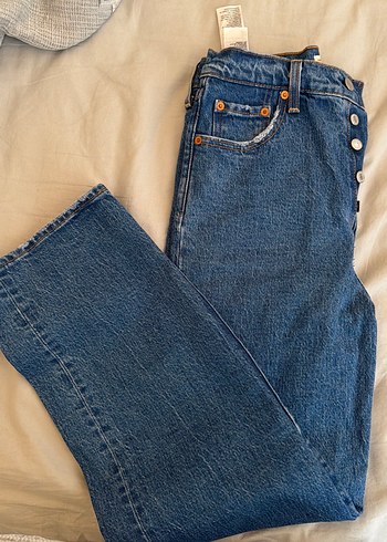 Levis Yuksek Bel Denim Jean
