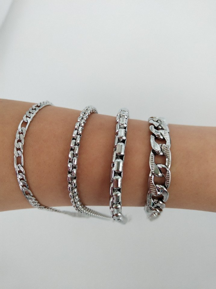 Çelik erkek bilekliği - Görsel 3