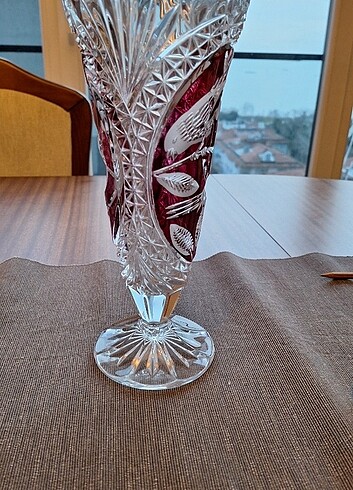 Beden beyaz Renk KRİSTAL ALMAN VAZO