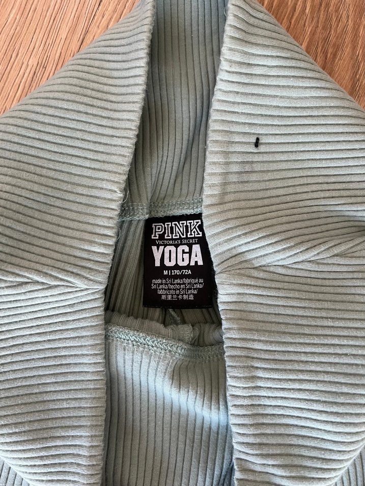 Mint yeşil Renkli Kadın yoga tayt - Görsel 3